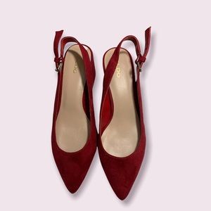 Aldo Red Slingback Pump